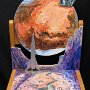 Mission to Mars - Acrylic on wood chair - Copyright 2012 Tim Malles